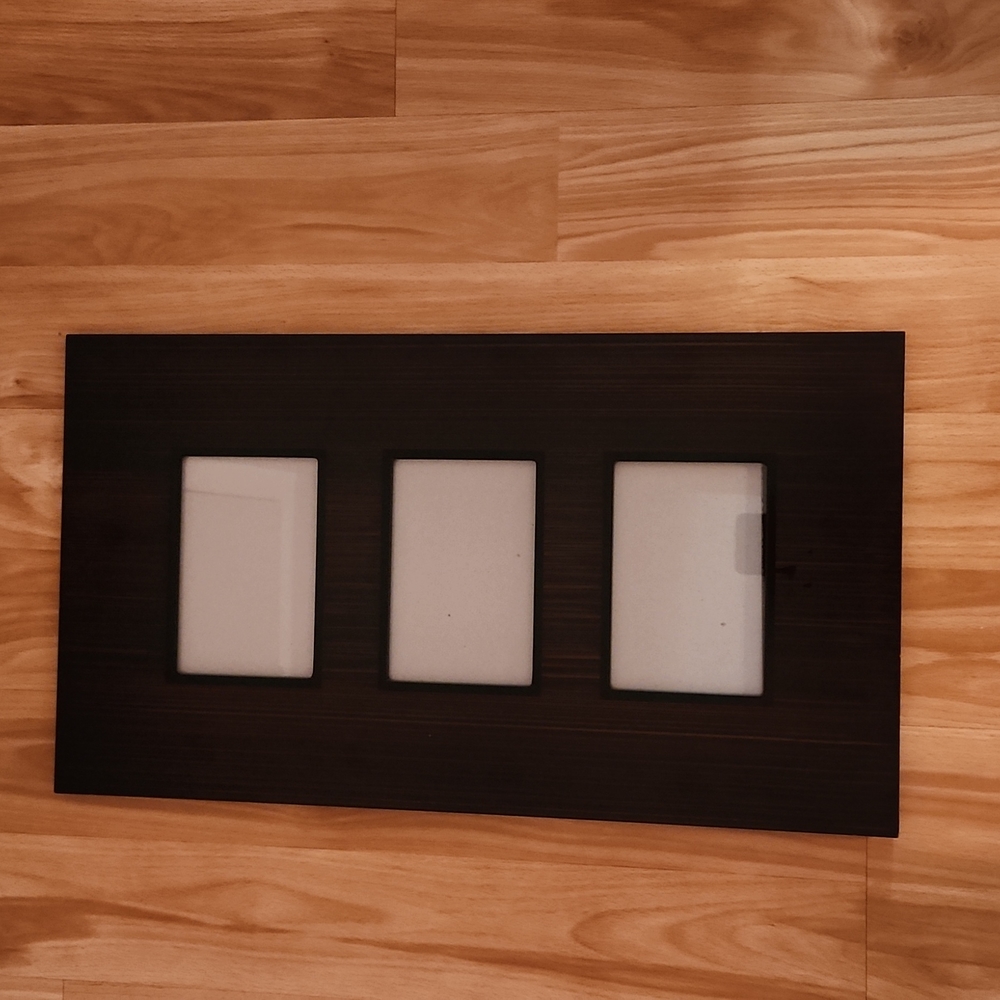 Three picture wall frame